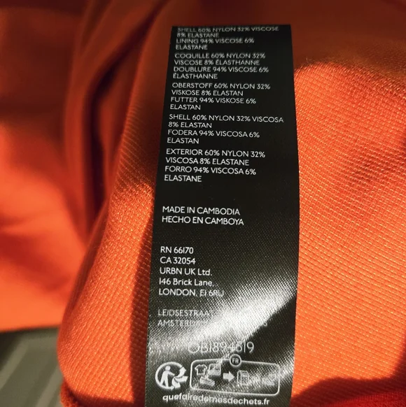 Chic Orange Midi Dress - Picture 7 of 9